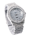 White Gold Zirconia and Diamond Watch