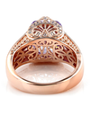 Rose Gold Amethyst and Diamond Ring