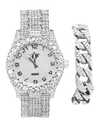 White Gold Zirconia and Diamond Watch