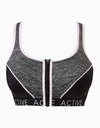 Zip Front Active Wear Bra