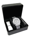 Men's Silver Zirconia Watch