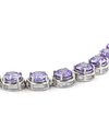 Blue Tanzanite White Gold Bracelet