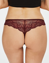 Maroon Lace Knickers